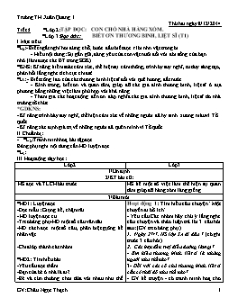 Giáo án điện tử Lớp ghép 2+3 - Tuần 16 - Châu Ngọc Thạch