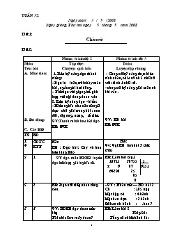 Giáo án điện tử Lớp ghép 2+3 - Tuần 32