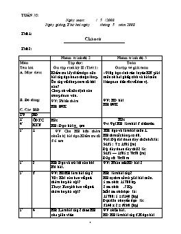 Giáo án điện tử Lớp ghép 2+3 - Tuần 35