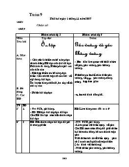 Giáo án điện tử Lớp ghép 2+3 - Tuần 9