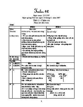 Giáo án điện tử Lớp ghép 2+4 - Tuần 16