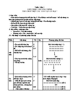 Giáo án điện tử môn Thể dục Lớp 2