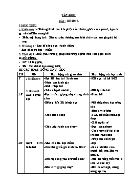 Giáo án giảng dạy Lớp 2 - Tuần 15 (Chuẩn kiến thức)