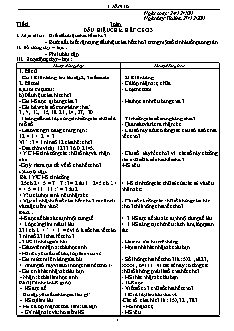 Giáo án giảng dạy Lớp 4 - Tuần 18