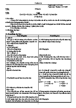 Giáo án giảng dạy Lớp 4 - Tuần 32