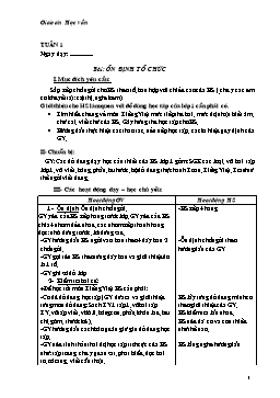 Giáo án Học vần Lớp 1 - Tuần 1 đến tuần 27