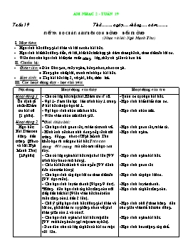 Giáo án môn Âm nhạc Lớp 2 - Tuần 19, Tiết 19: Học hát bài: Trên con đường đến trường