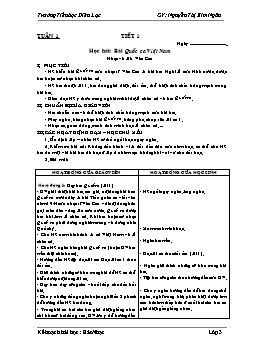 Giáo án môn Âm nhạc Lớp 3 - Nguyễn Thị Kim Ngân