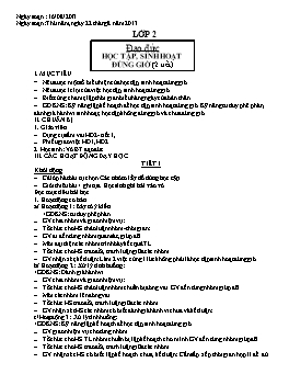 Giáo án môn Đạo đức Lớp 2 - Tuần 1, 3, 5, 7, 9