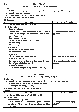 Giáo án môn Mĩ thuật Lớp 3