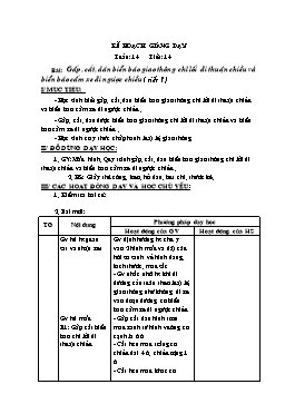 Giáo án môn Thủ công Lớp 2 - Tuần 14, Tiết 14: Gấp, cắt, dán biển báo giao thông (Tiết 1)