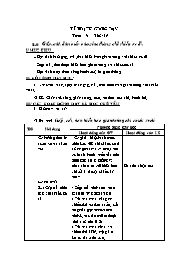 Giáo án môn Thủ công Lớp 2 - Tuần 16, Tiết 16: Bài: Gấp, cắt, dán biển báo giao thông chỉ chiều xe đi