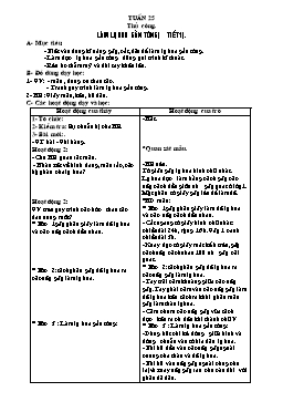 Giáo án môn Thủ công Lớp 3 - Tuần 25 đến tuần 27 - Kim Thị Ngọc Diệp