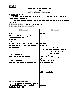 Giáo án môn Toán Lớp 3 - Tuần 3