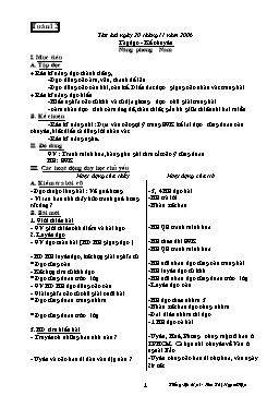 Giáo án Tiếng Việt Lớp 3 - Tuần 12 - Kim Thị Ngọc Diệp