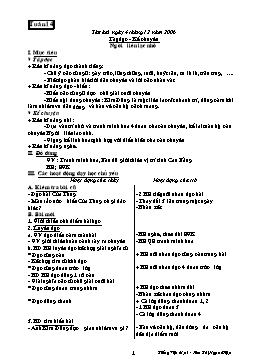 Giáo án Tiếng Việt Lớp 3 - Tuần 14 - Kim Thị Ngọc Diệp