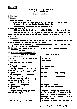 Giáo án Tiếng Việt Lớp 3 - Tuần 20 - Kim Thị Ngọc Diệp