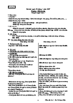 Giáo án Tiếng Việt Lớp 3 - Tuần 21 - Kim Thị Ngọc Diệp