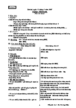 Giáo án Tiếng Việt Lớp 3 - Tuần 23 - Kim Thị Ngọc Diệp