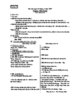 Giáo án Tiếng Việt Lớp 3 - Tuần 33 - Kim Thị Ngọc Diệp