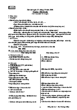 Giáo án Tiếng Việt Lớp 3 - Tuần 8 - Kim Thị Ngọc Diệp