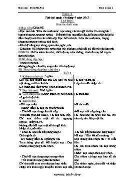 Giáo án điện tử Lớp 2 - Tuần 4 - Năm học 2015-2016 - Trần Thị Hảo