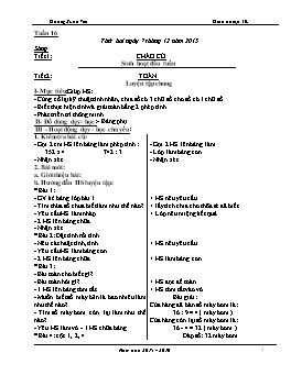 Giáo án điện tử Lớp 3 - Tuần 16 - Năm học 2015-2016 - Dương Xuân Việt