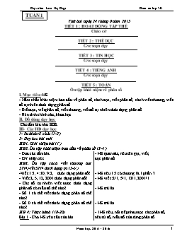 Giáo án điện tử Lớp 5 - Tuần 1 - Năm học 2015-2016 - Lưu Thị Hợp