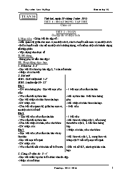 Giáo án điện tử Lớp 5 - Tuần 30 - Năm học 2015-2016 - Lưu Thị Hợp