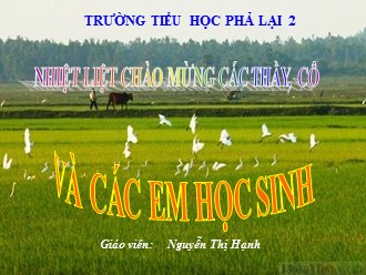 Bài giảng môn Toán Lớp 4 - Bài: Thương có chữ số 0 - Nguyễn Thị Hạnh