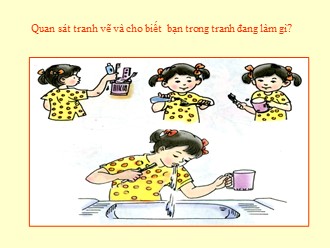 Bài giảng môn Tự nhiên và xã hội Lớp 1 - Bài 7