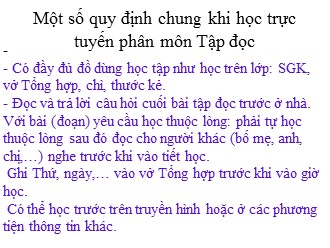 Bài giảng Tiếng Việt Lớp 5 - Tập đọc Nhà tài trợ đặc biệt của Cách mạng