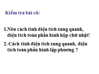 Bài giảng Toán Lớp 5 - Luyện tập chung (Trang 113) - Năm học 2019-2020