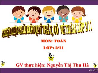 Bài giảng Toán Lớp 2 - Bài: 49+25 - Nguyễn Thị Thu Hà