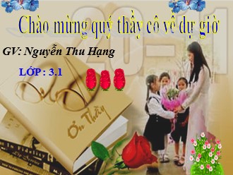 Bài giảng Toán Lớp 3 - Bài: Bảng nhân 8 - Nguyễn Thu Hạng