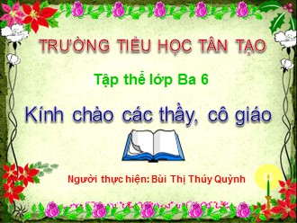 Bài giảng Toán Khối 3 - Bài: Tìm số chia - Bùi Thị Thúy Quỳnh