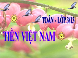 Bài giảng Toán Lớp 3 - Bài: Tiền Việt Nam - Trường TH Tân Tạo