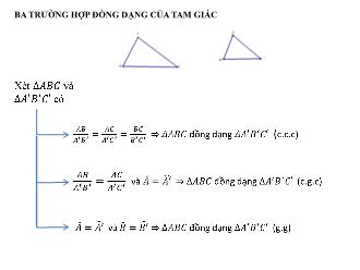 Bài giảng Đại số Lớp 8 - Chương III - Tiết 47: Luyện tập