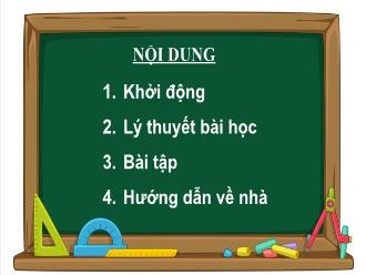 Bài giảng Hình học Lớp 7 - Chương III - Tiết 39: Quan hệ giữa đường vuông góc và đường xiên, đường xiên và hình chiếu