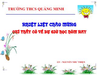 Bài giảng Toán Lớp 6 - Tiết 86, Bài 11: Tính chất cơ bản của phép nhân phân số - Nguyễn Như Thiện