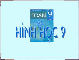 Bài giảng Toán Lớp 9 - Tiết 60, Bài 2: Hình nón, hình nón cụt. Diện tích xung quanh và thể tích hình nón, hình nón cụt