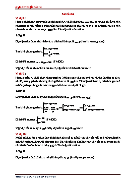 Giáo án Toán Lớp 9 - Bài 5: Giải bài toán bằng cách lập hệ phương trình (tiếp) - Nguyễn Văn Nhì