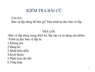 Bài giảng Công nghệ 8 - Bài 15: Bản vẽ nhà mới