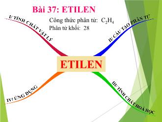 Bài giảng Hóa học 9 - Bài 37: Etilen