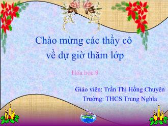 Bài giảng Hóa học 9 - Bài học 18: Nhôm
