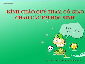 Bài giảng Sinh học 9 - Tiết học 19: Prôtêin