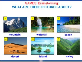 Bài giảng Tiếng Anh 6 - Unit 5: Natural wonders of the world