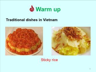 Bài giảng Tiếng Anh 6 - Unit 5: Vietnamese food and drink - Lesson 6: Skills 2