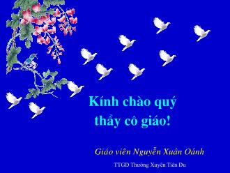 Bài giảng Toán 10 - Bài 1: Quy tắc đếm