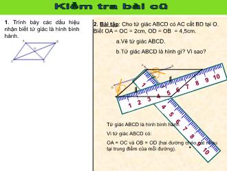 Bài giảng Toán 6 - Đối xứng tâm